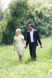 Hochzeit und Verlobung in Wuerzburg Paar-Fotoshooting bei Engagement