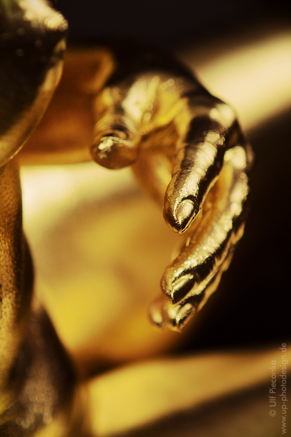 Goldfinger - Bodypainting Gold - Hand und Brust