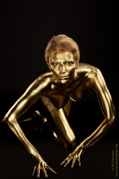 Goldfinger - Bodypainting Gold - Würzburg