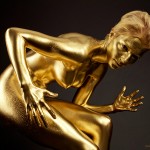 Model - Bodypainting - gold