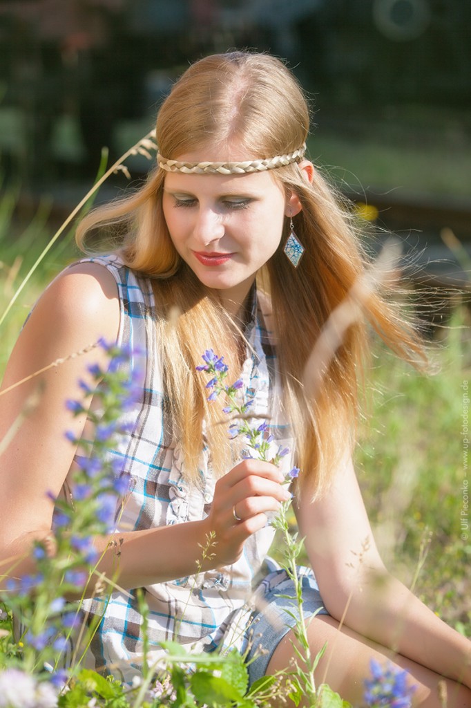 Flower power mit Model Chrissi in Würzburg