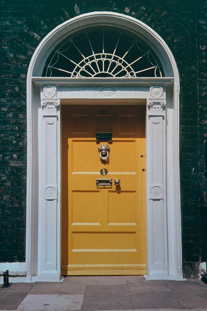 Haustuer in Dublin 1978