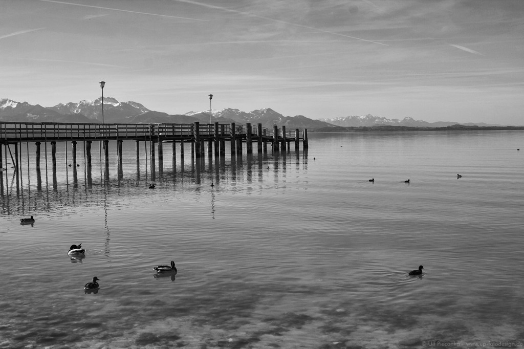 Chiemsee - Anlegesteg in Chieming