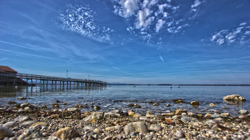 Chiemsee bei Chieming HDR