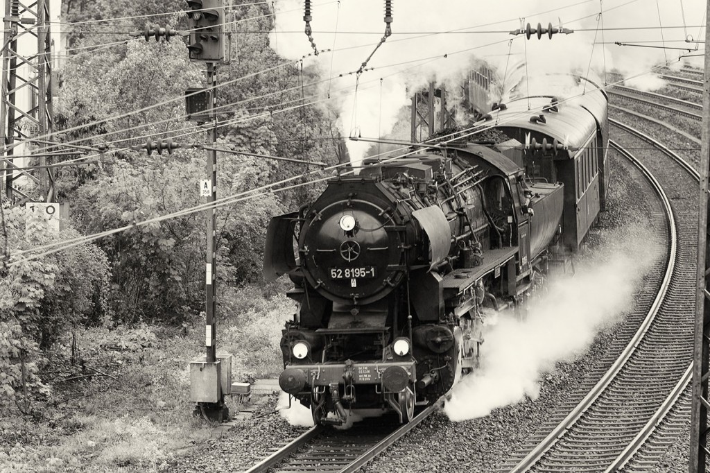 Dampflok 52 8195 in Würzburg