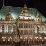 Bremen - Rathaus bei Nacht