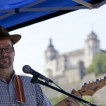 Strassenmusikfest 2011 Wuerzburg - Die Siedlers mit Festung Marienberg