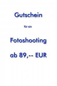 Gutschein für Fotoshooting - Geschenkgutschein