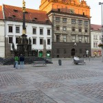 Pestsäule und altes Rathaus - Pilsen